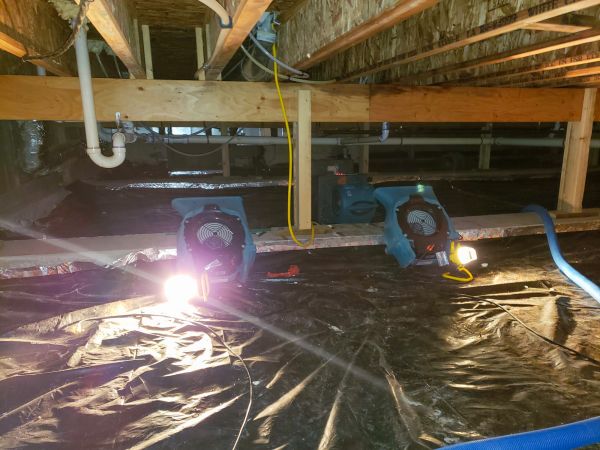 Crawlspace Water Removal in Windsor